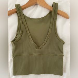 Lululemon Power Pivot Ribbed Tank Top